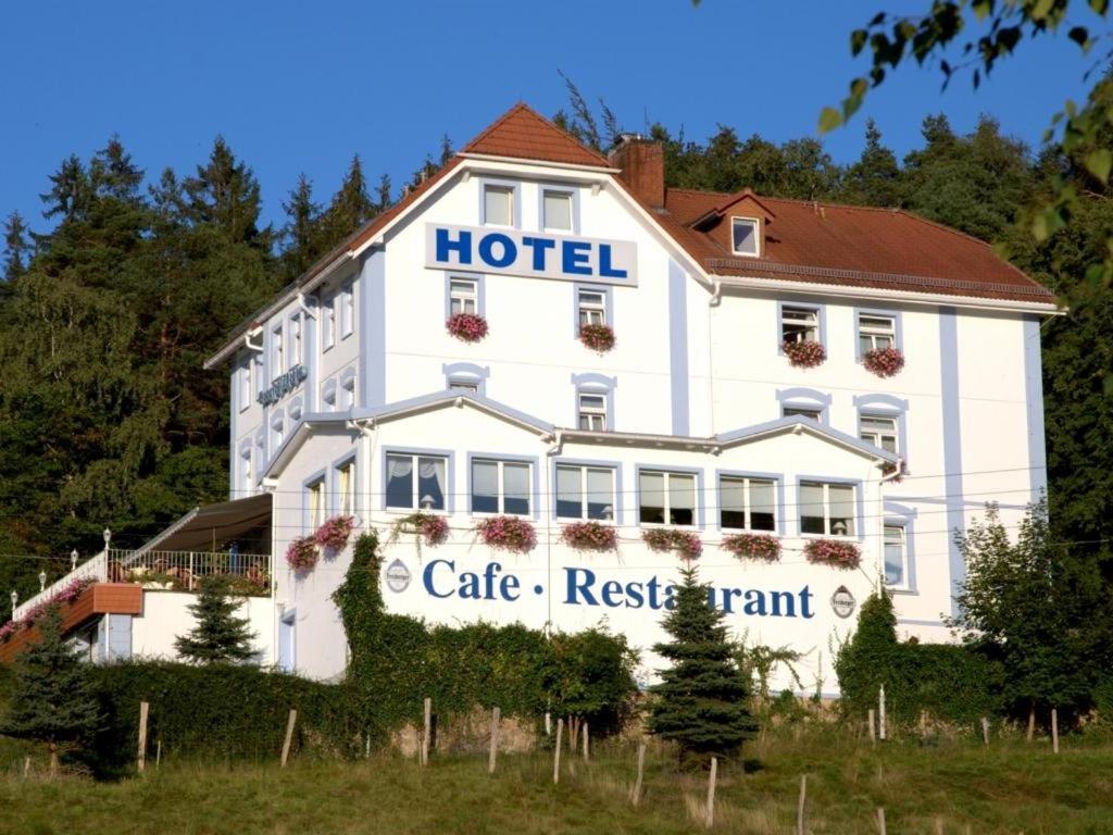Waldhotel & Restaurant Bergschlosschen Hetzdorf Kültér fotó